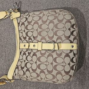Coach shoulder/cross body purse